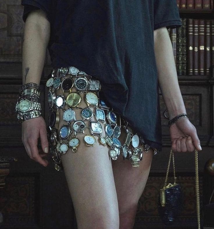 DIY Upcycled Watch Skirt