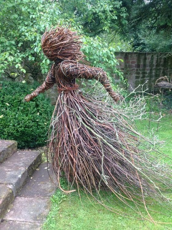 Dancing Twig Lady Garden Sculpture