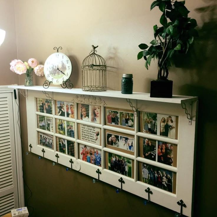 Door Frame Family Photo Display