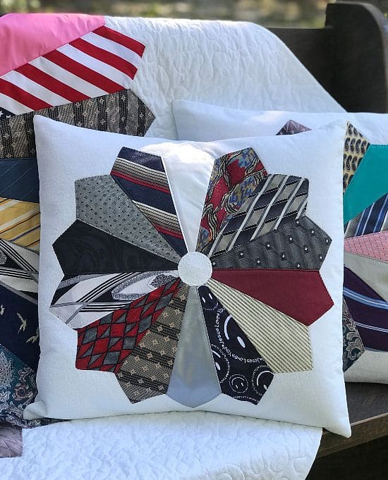 Dresden Tie Pillow