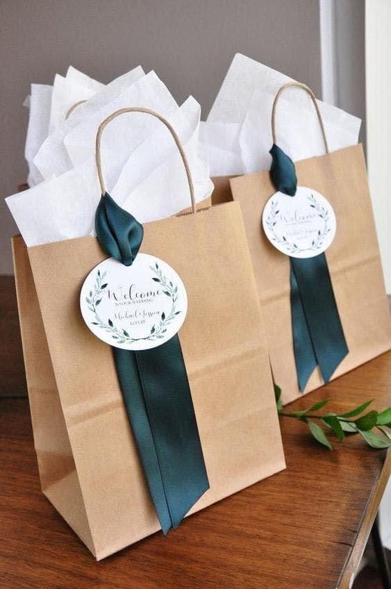 Elegant Wedding Welcome Gift Bags