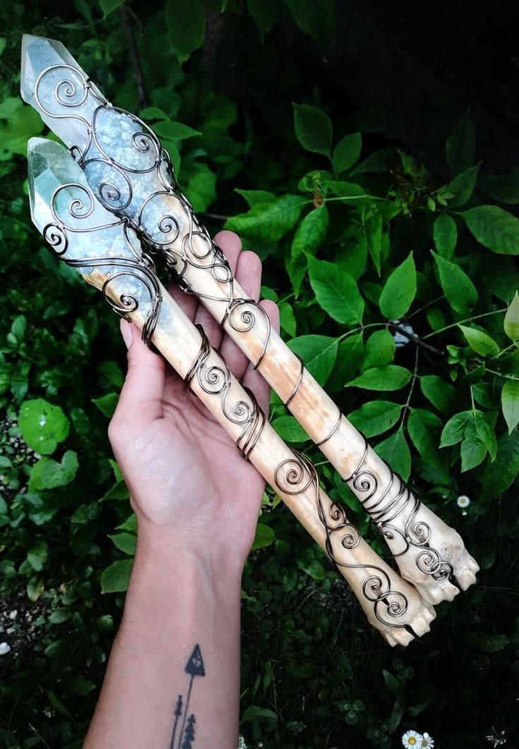 Elven Crystal Core Wand