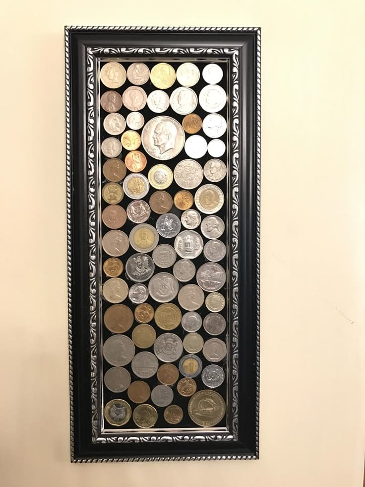 Framed Coin Wall Art
