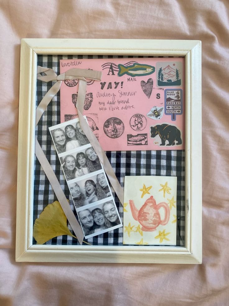 Framed Friendship Keepsake Collage