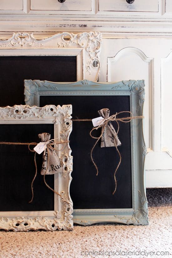 French Cottage Chalkboard Frames