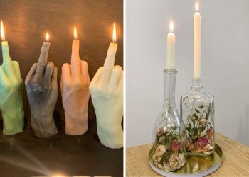 Here’re 22 Best DIY Candle Holder Ideas to Brighten Up Any Space