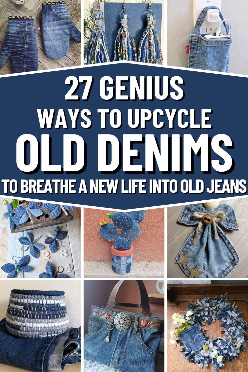 25+ Genius DIY Denim Ideas That Breathe New Life into Old Jeans