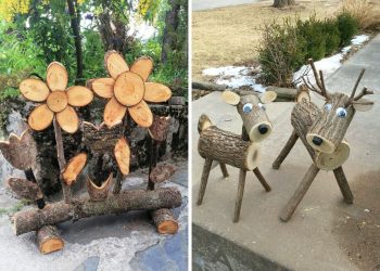 20 Easy and Inspiring DIY Wood Log Projects for Garden and Home