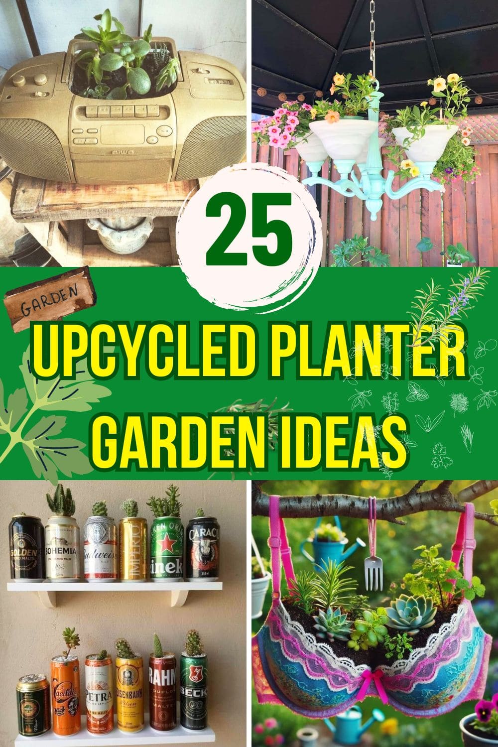 25 Eco-Friendly DIY Planters Made from Upcycled Treasures