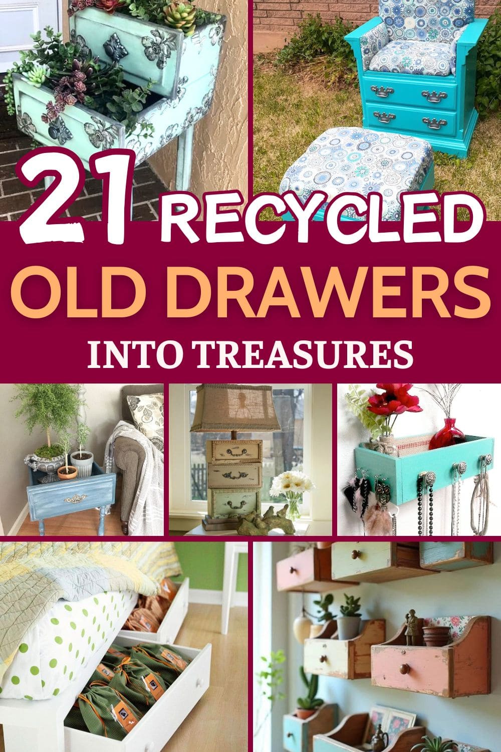From Drawers to Decor: 21 Genius Old Dresser Makeovers