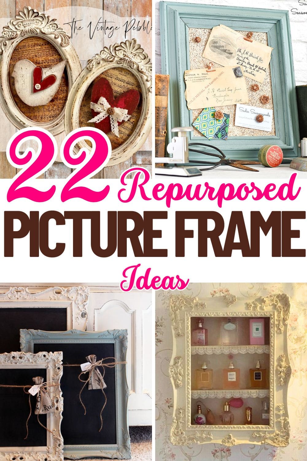 22 Brilliant Ways to Repurpose Old Picture Frames Into Stunning Decor