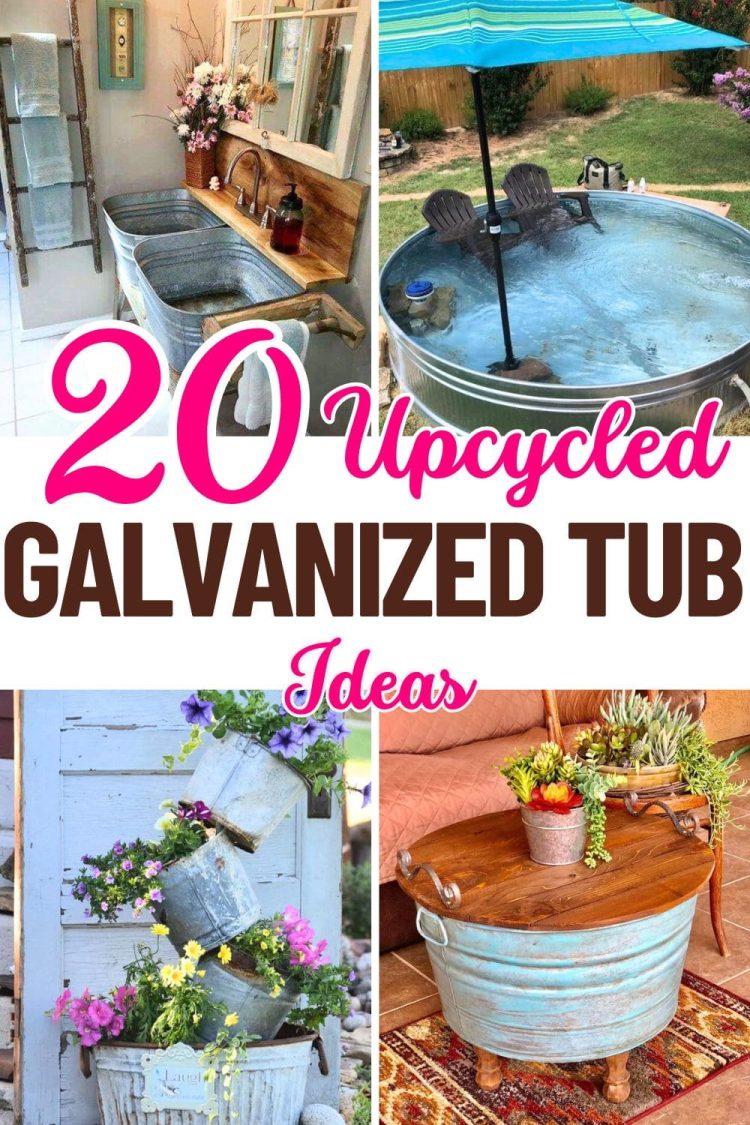 20 Creative Galvanized Tub Makeovers You’ll Want to Try Immediately