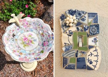 22 Beautiful Broken China Mosaic Projects You’ll Want to Try Immediately