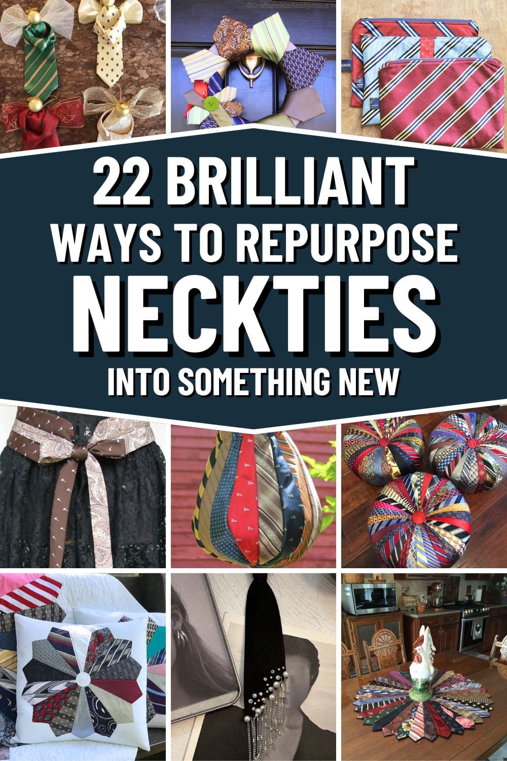 22 Brilliant Ways to Repurpose Old Neckties Into Something Beautiful