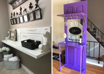 25 Inspiring Ways to Turn Old Doors into Eye-Catching Home Features