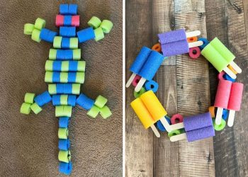 23 Colorful Pool Noodle Crafts That Spark Kids Creativity