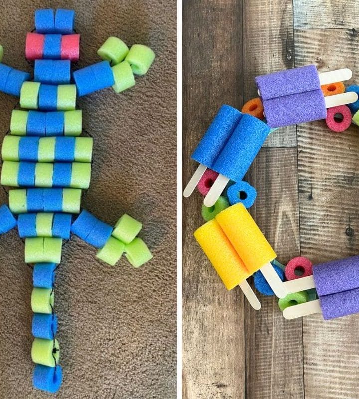 23 Colorful Pool Noodle Crafts That Spark Kids Creativity