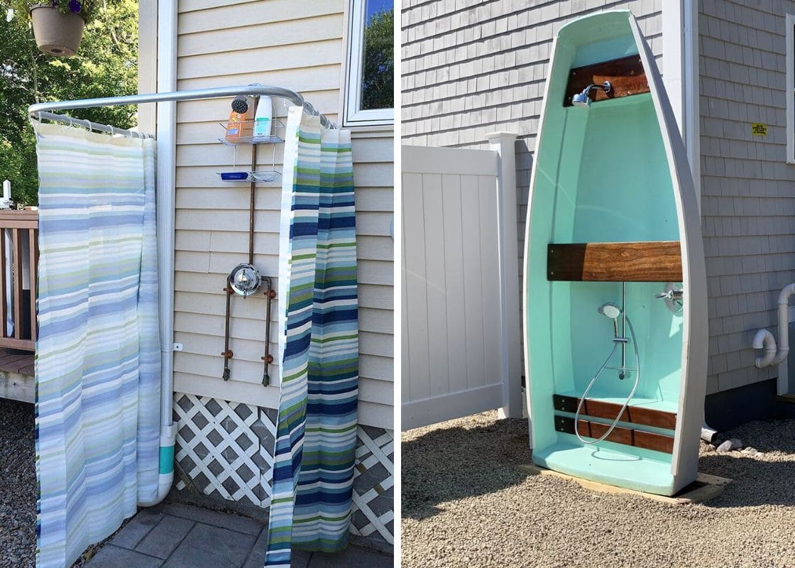 19 DIY Outdoor Shower Projects That Are Budget-Friendly and Easy
