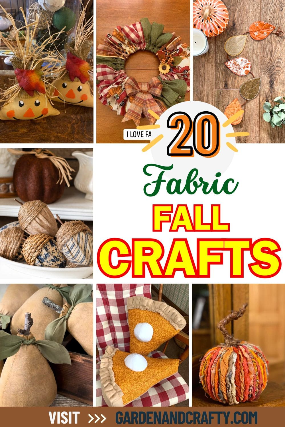 20 Adorable Fall Crafts You Can Make With Fabric Scraps