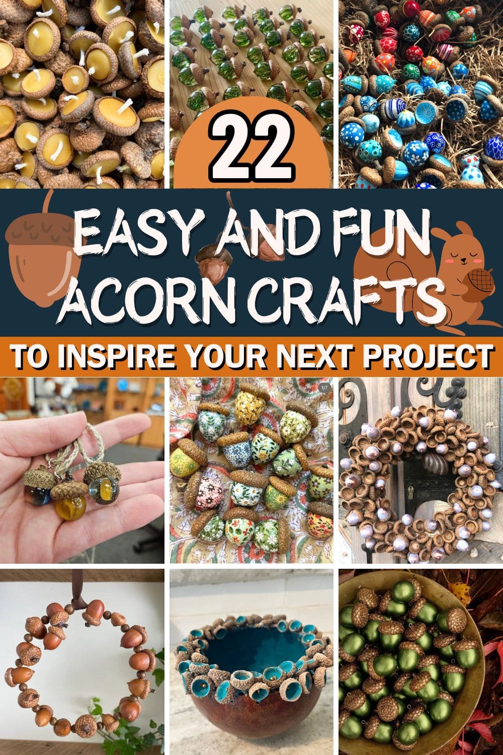 22 Fun and Easy Acorn Craft Ideas for Kids and Adults This Fall