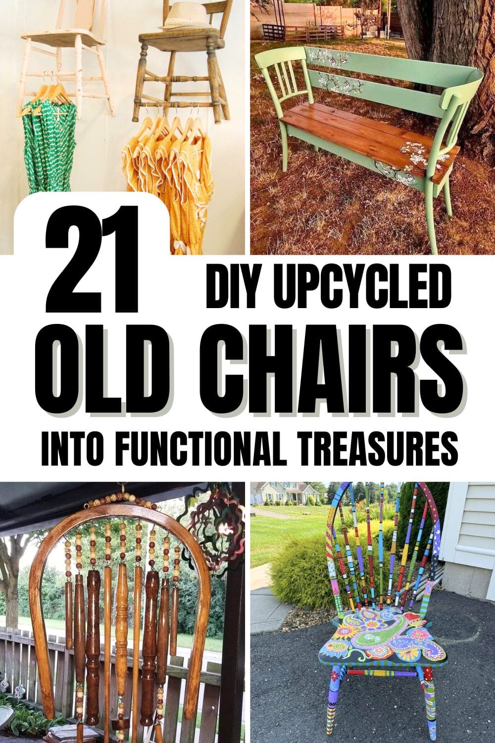 21 Easy DIY Projects to Transform Old Chairs Into Functional Treasures