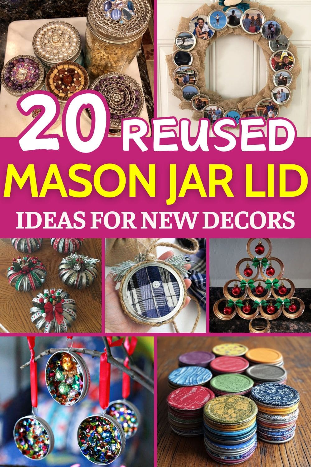 20 Charming Mason Jar Lid Ideas You’ll Want to Try Right Away