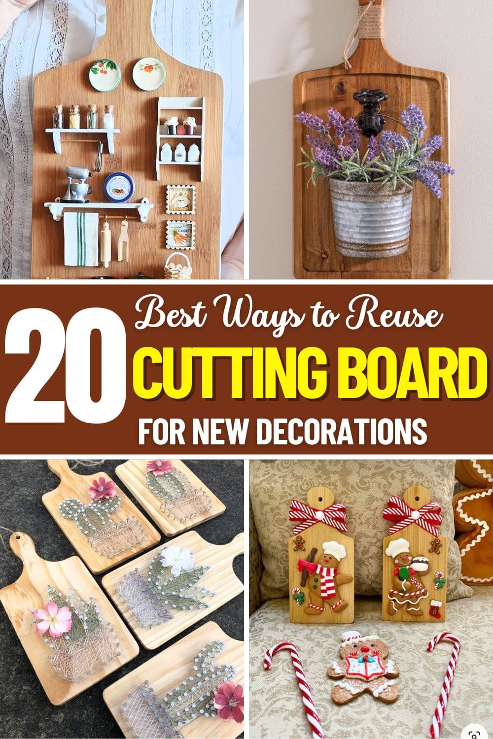 20 Clever Ways to Reuse Old Cutting Boards Around the House