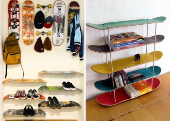 25 Brilliant Ways to Recycle Old Skateboards You’ll Want to Try Them All