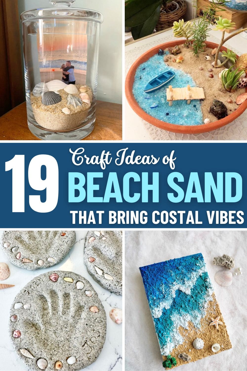 19 Beautiful Beach Sand Craft Ideas That Bring the Ocean Home