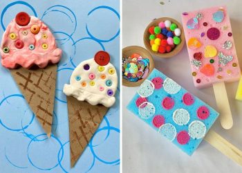 23 Sweet Ice Cream Craft Ideas That Kids Will Love to Scoop Up