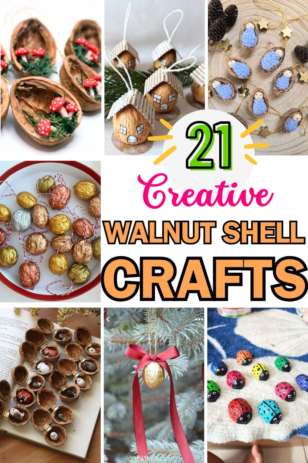 20+ Adorable Walnut Shell Crafts That Anyone Can Make