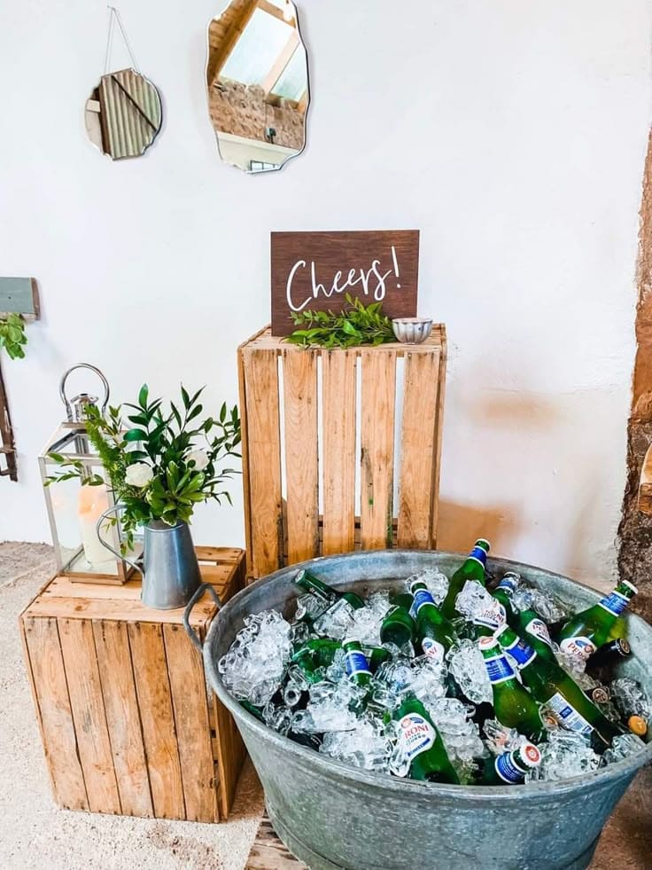 Galvanized Tub Bar