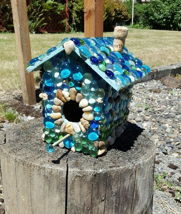Gemstone Garden Birdhouse