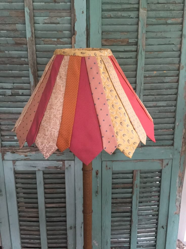 Gentle Glow Necktie Lampshade