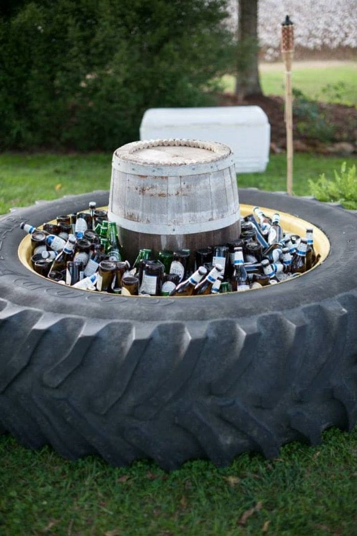 Giant Tire Drink Cooler