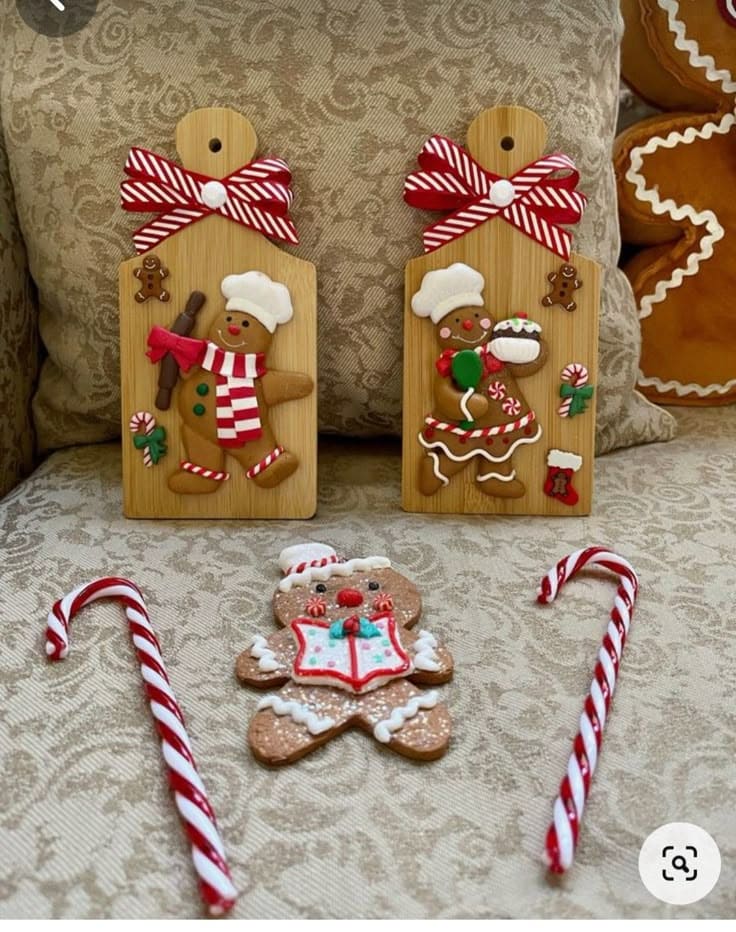 Gingerbread Cutting Board Wall Decor