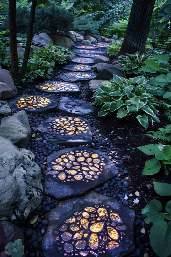 Glow-In-The-Dark Mosaic Steppers