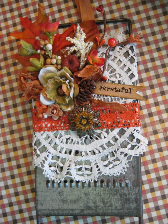 Grateful Autumn Grater Wall Decor