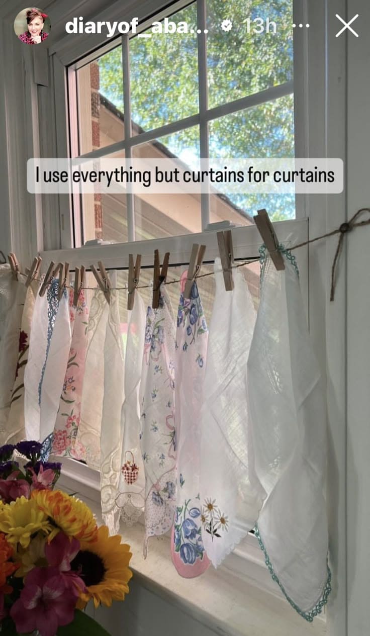 Handkerchief Curtain