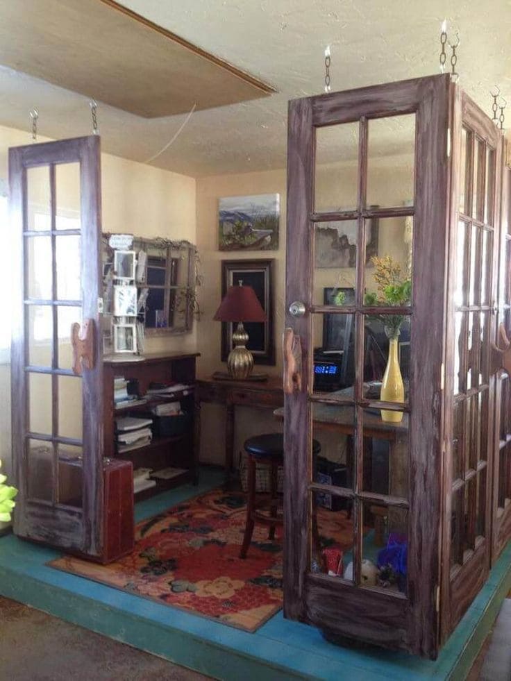 Hanging Door Room Divider