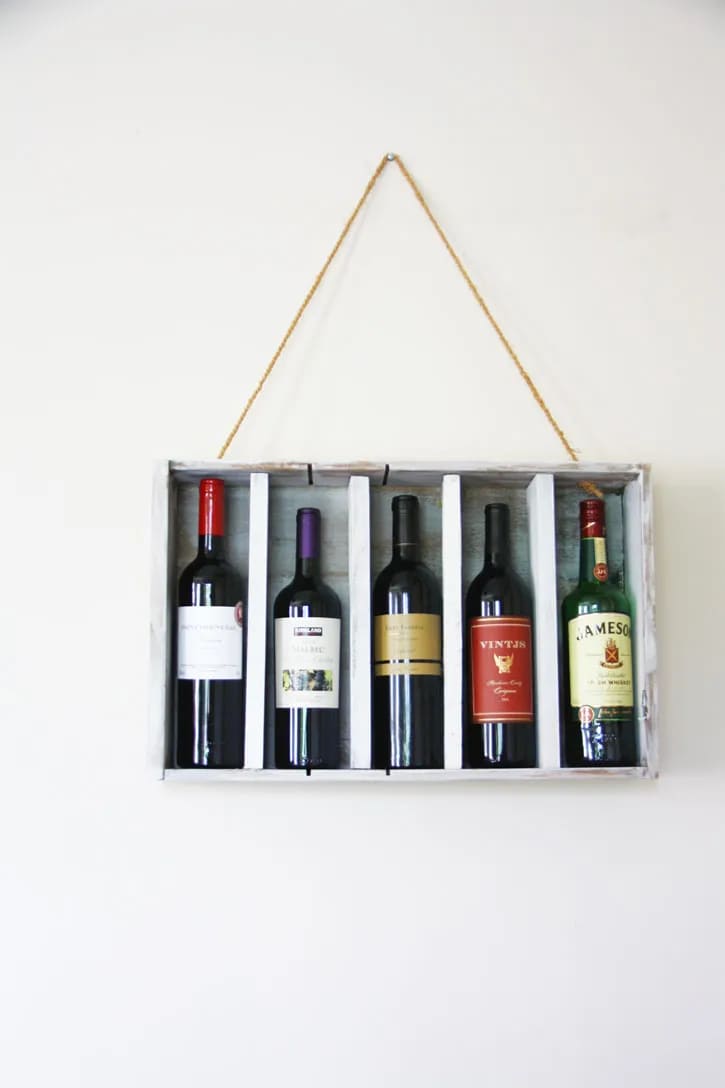 Hanging Drawer Wine Rack