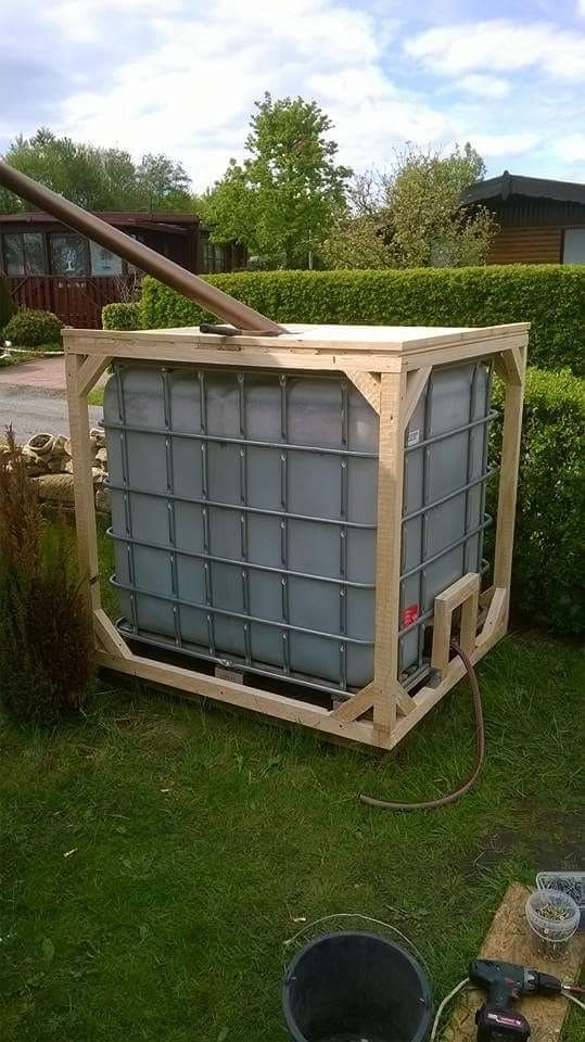 Heavy-Duty IBC Tote Rain Collector