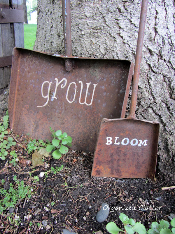 Inspirational Grow and Bloom Garden Signs