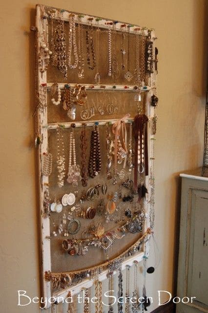 Jewelry Organizer Door Frame