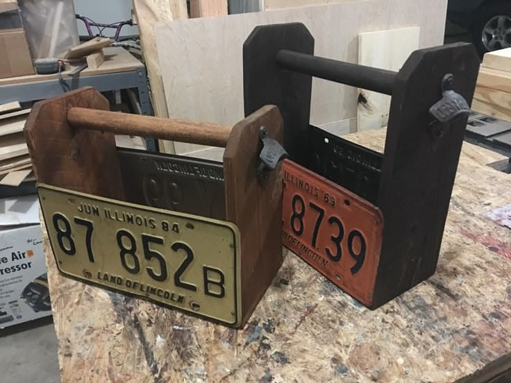 License Plate Tool Caddy