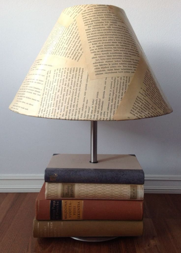 Literary Lampshade That Tells a Story