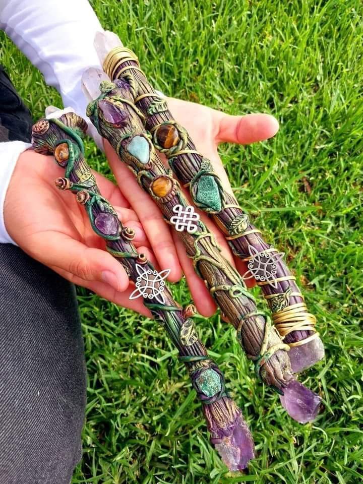 Lunar Crystal Energy Wands