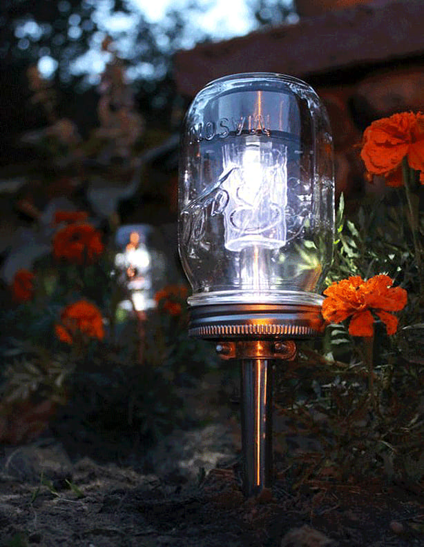 Mason Jar Solar Path Lights