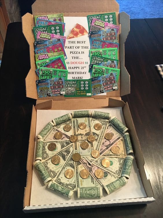Money Pizza Box