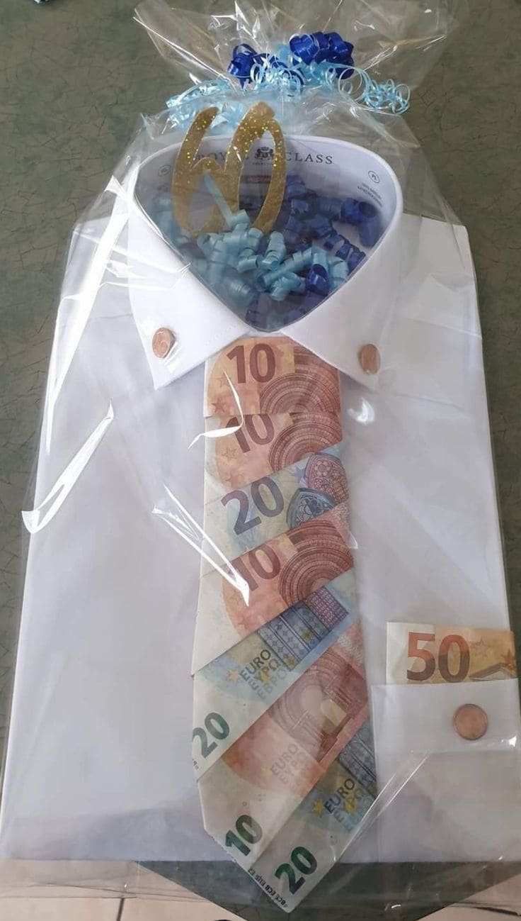 Money Shirt and Tie Gift Wrap
